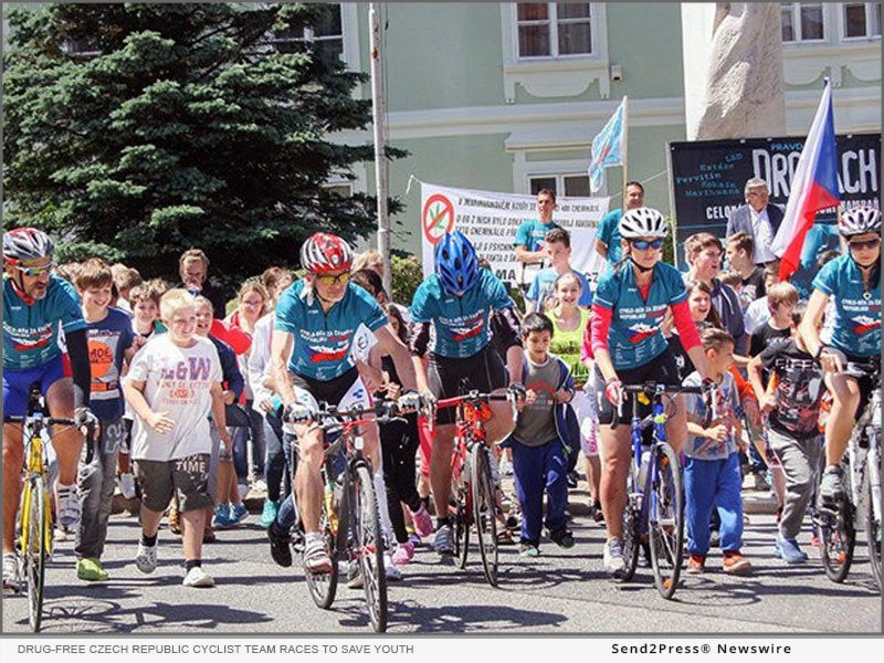 Drug-Free Czech Republic cyclist team races to save youth from the tragedy of drug abuse