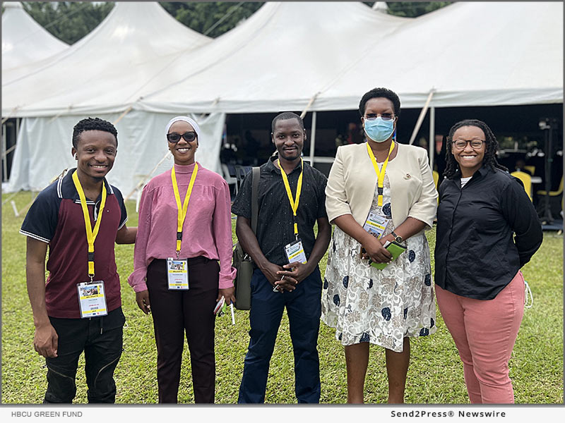 HBCU Green Fund (HBCUGF) sent a small delegation to promote climate justices at the Continental Youth Symposium in Kampala, Uganda