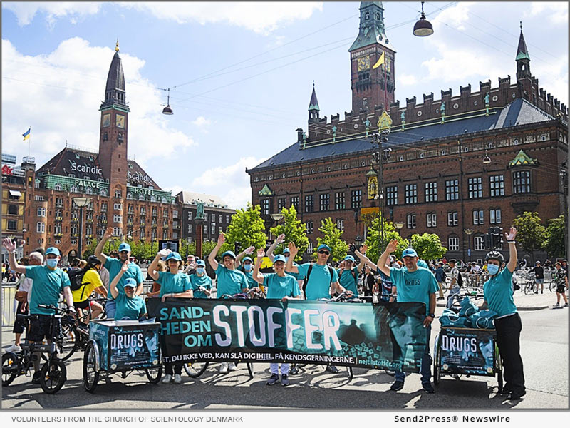 Volunteers from the Church of Scientology Denmark