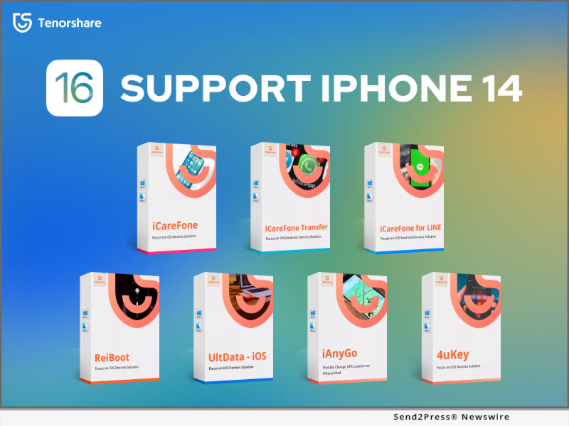 Newswire: Tenorshare Software is now fully compatible with the latest iPhone 14 models