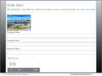 Yiftee's new 'Order Desk' capability allows organizations to easily sell their Community eGift Cards