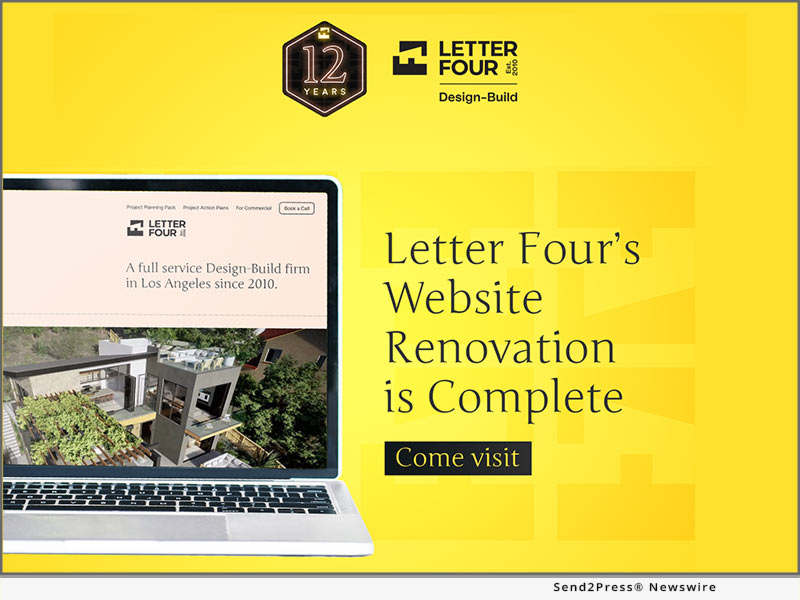 Letter Four Design-Build website renovation