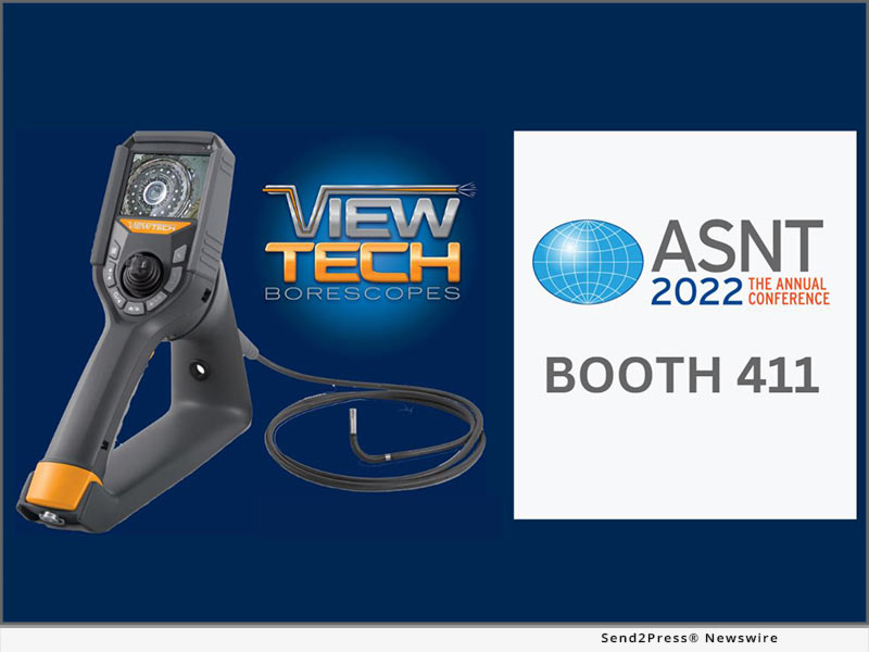 IT News Online ViewTech Borescopes to Exhibit at 2022 ASNT Annual