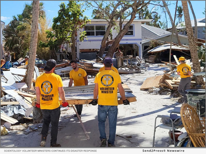 Scientology Volunteer Ministers continues its disaster response