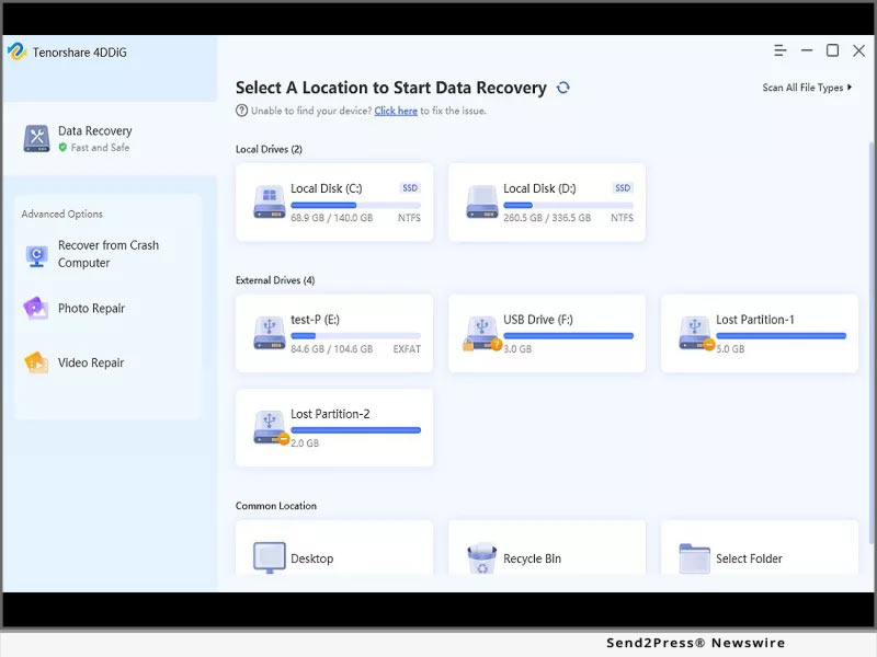 Tenorshare 4DDiG Data Recovery