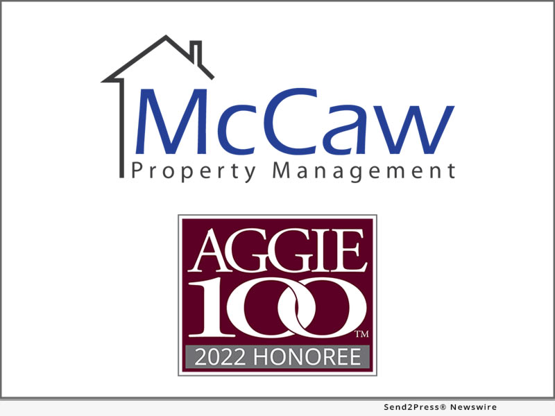 McCaw Property Management AGGIE 100 2022 Honoree
