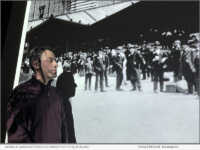 Composer Gabriele Vanoni explores his connection to Ellis Island with his work 'Island of Peoples.' Photo by Antonio Mak