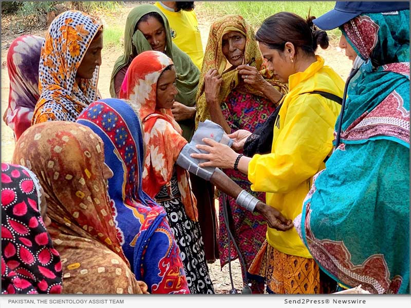 When floods inundated a third of Pakistan, the Scientology Assist Team immediately traveled to remote areas to help