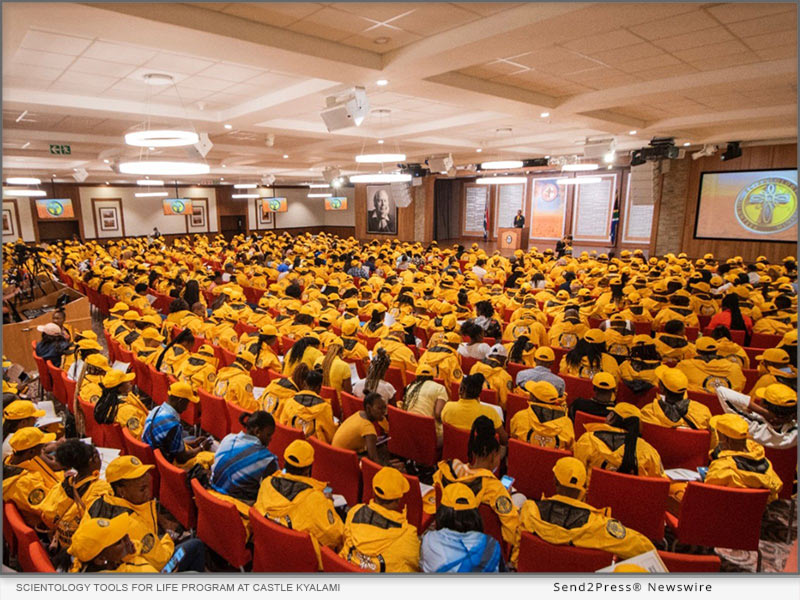 Recent graduates of the Scientology Tools for Life program at Castle Kyalami