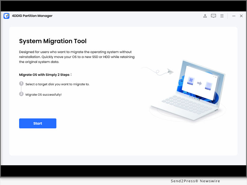 4DDiG Partition Manager - System Migration Tool