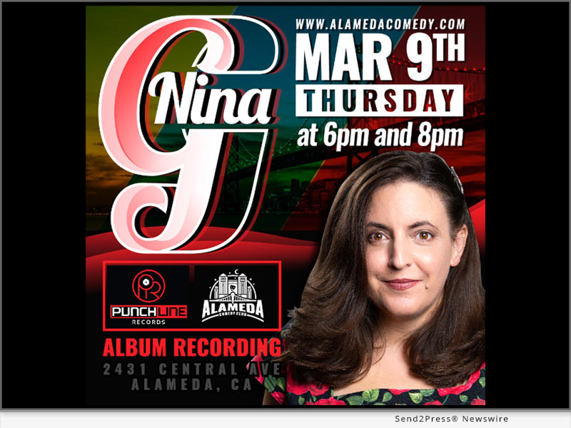 Nina G, one of the first stuttering comedians, records debut solo album and live show at the Alameda Comedy Club