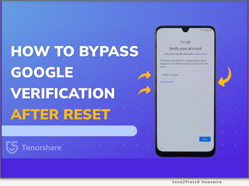 Tenorshare: how to bypass Google verification after reset
