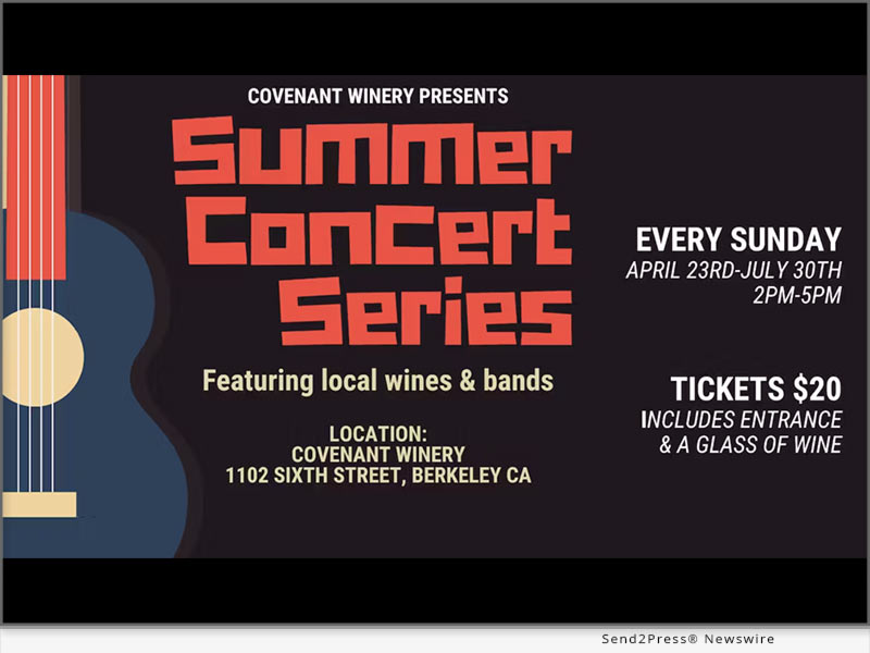 Covenant Winery Summer Concert Series 2023