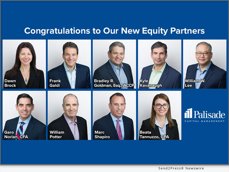 Palisade Capital Management Announces New Equity Partners
