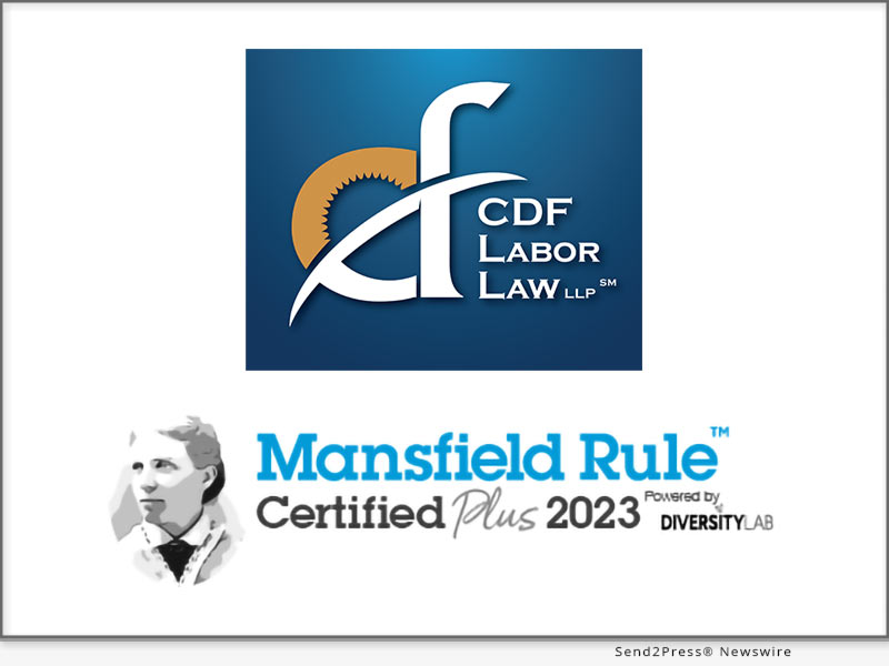 CDF Labor Law LLP Achieves Mansfield Certification Plus