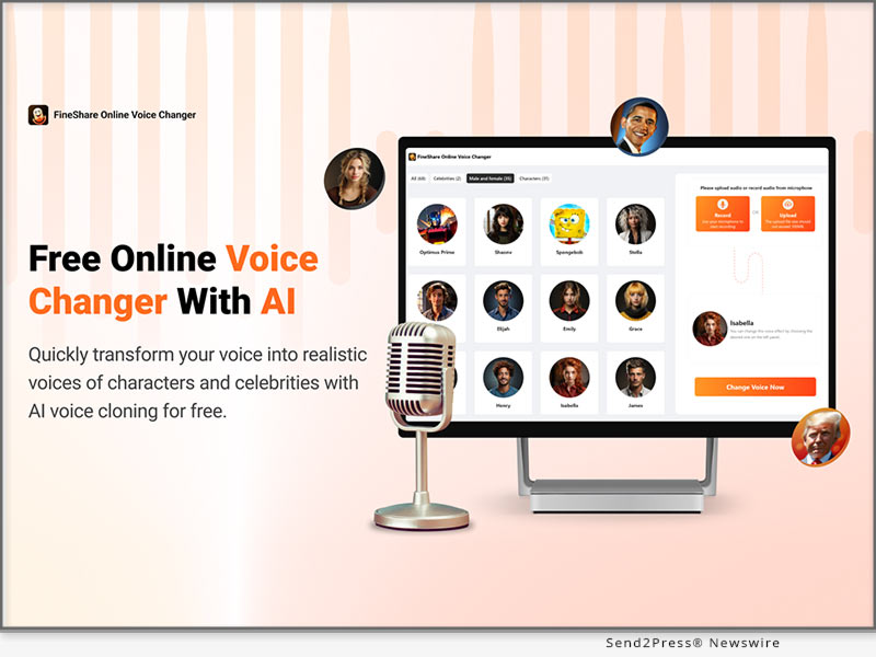 FineShare Online Voice Changer