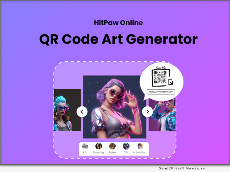 HitPaw Çevrimiçi QR Kod Sanat Oluşturucu