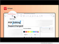 PDFgear Supports Editing PDF Text Free