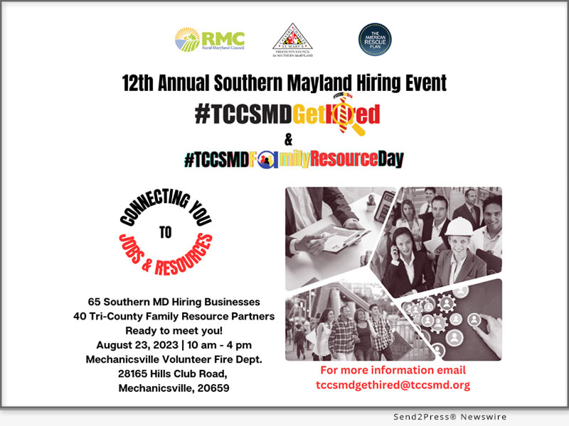 Tri-County Council for Southern Maryland Announces 12th Annual Regional Hiring Event