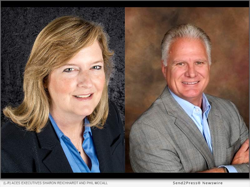 (L-R) ACES executives Sharon Reichhardt and Phil McCall