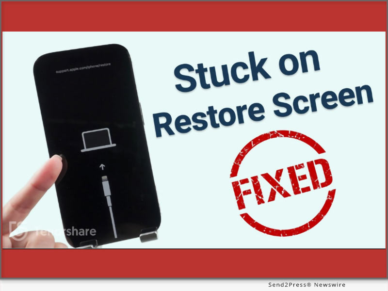 Tenorshare: stuck on restore screen -fixed