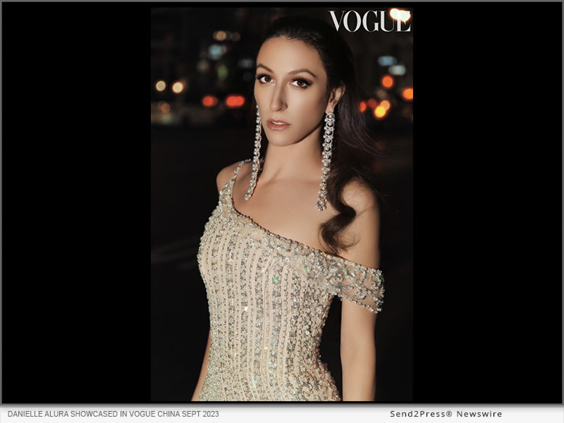 Danielle Alura showcased in VOGUE CHINA Sept 2023