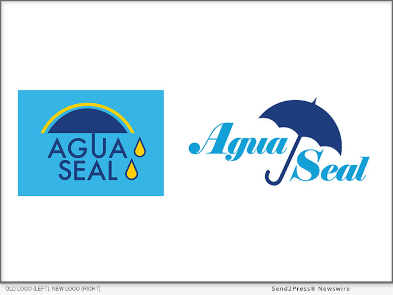 AguaSeal - Old Logo (left), New Logo (right)