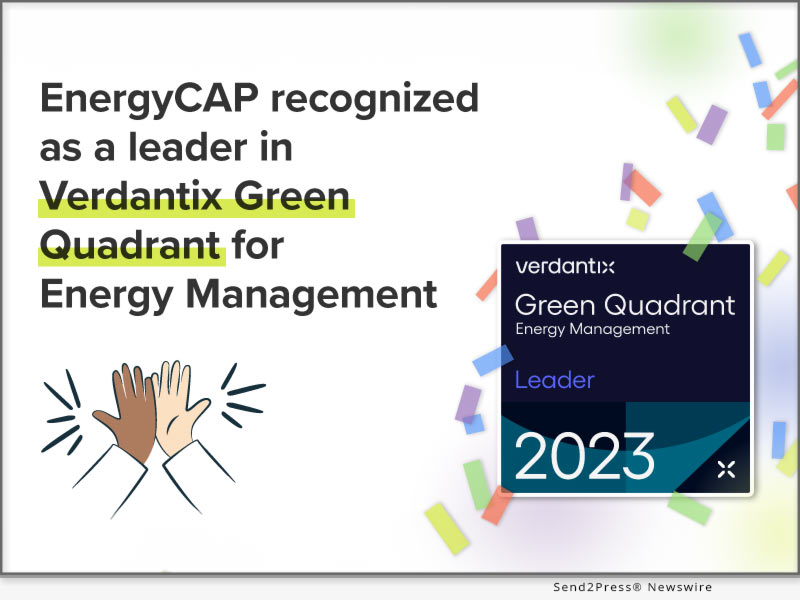 EnergyCAP recognized as a leader in Verdantix Green Quadrant