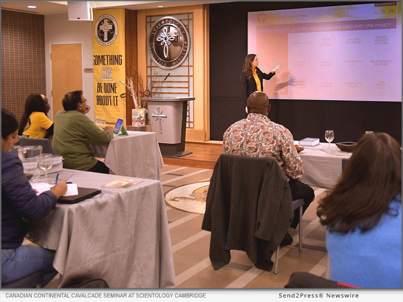 Canadian Continental Cavalcade seminar at Church of Scientology Cambridge