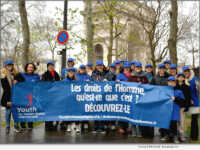 Youth for Human Rights Paris raises awareness of the Universal Declaration of Human Rights
