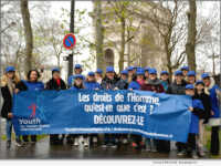 Youth for Human Rights Paris raises awareness of the Universal Declaration of Human Rights