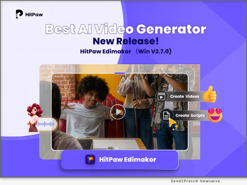 HitPaw Edimakor Win V2.7.0 Released with AI-Powered Features and an Enhanced Video Editing Experience