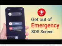 Tenorshare: Get out of Emergency SOS Screen