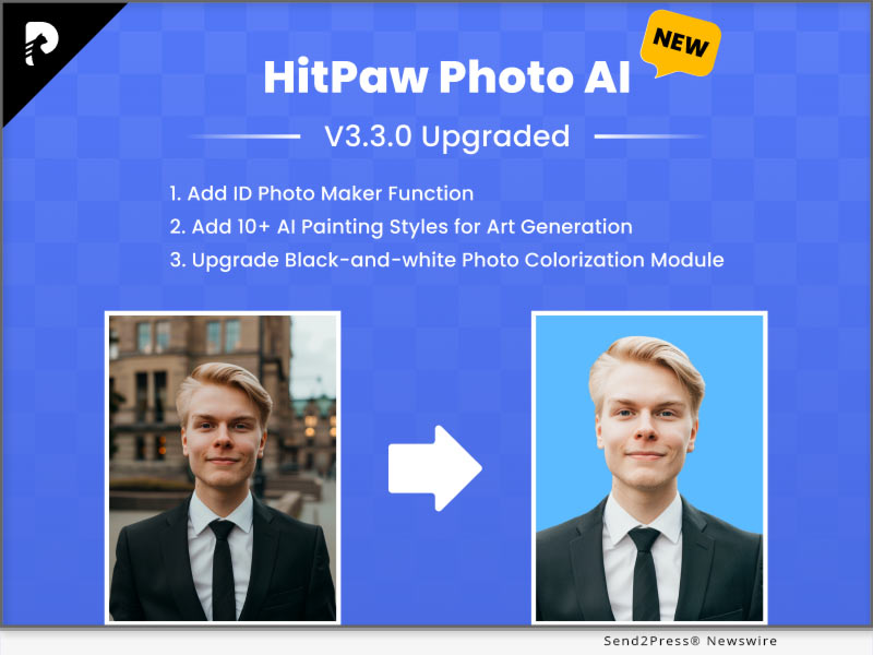 Newswire: HitPaw Photo AI V3.3.0 Introduces New ID Photo Feature for Professional Use