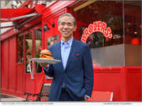 Akio Kitaura of Brozers’ Hamburgers - Credit: Scientology Network