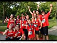 Members of the Dianetics Running Team in Austin proudly display their team spirit