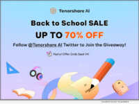 Tenorshare AI's Back-to-School Sale: Up to 70% Off Subscriptions