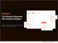 Raysync: The smarter way to move big data