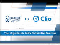 Secured Signing Joins Clio's App Directory to Simplify Digital Legal Document Signing