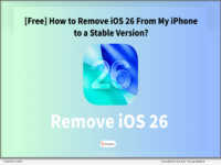 Tenorshare Guide: How to Remove iOS 26 From My iPhone to a Stable Version?