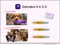 Edimakor V4.3.0 Unveils AI Video and Enhanced Image Creation