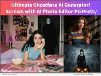 Ultimate Ghostface AI Generator! Scream with AI Photo Editor PixPretty
