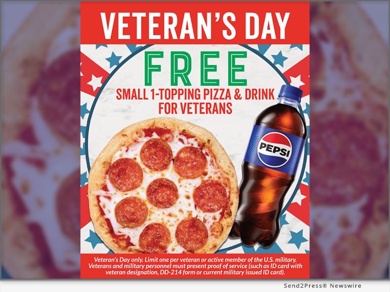 Snappy Tomato Pizza Honors Veterans and Active Military with Free Pizza and Drink This Veterans Day