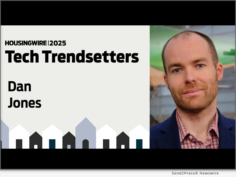Dan Jones, CTO of MMI, recognized by HousingWire as a 2025 Tech Trendsetter.