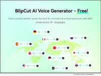 BlipCut AI Voice Generator