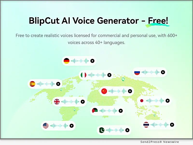 BlipCut AI Voice Generator