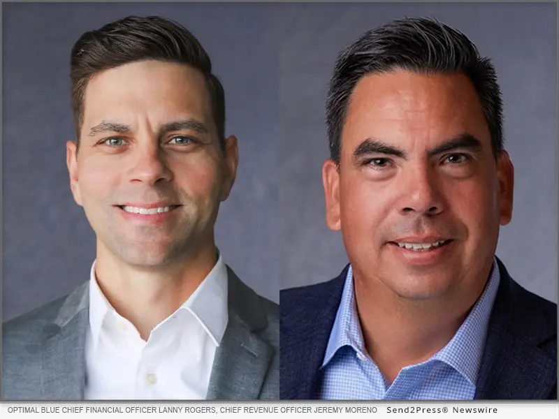 Optimal Blue names Lanny Rogers chief financial officer and Jeremy Moreno chief revenue officer