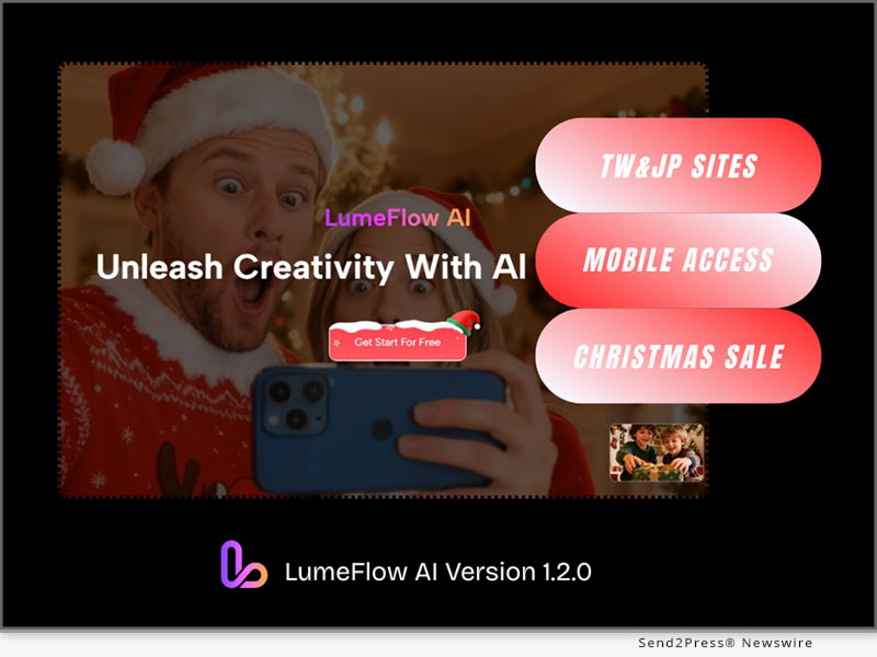LumeFlow AI Launched Multilingual Sites, Mobile Access, and Holiday Sale.