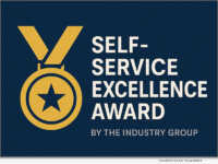 Self-service excellence awards -- see us in #2203 at NRF