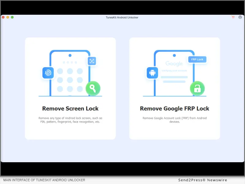 Main Interface of TunesKit Android Unlocker